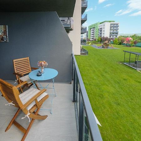 Apartament Grand Park Blue Iulius Mall Kluż-Napoka Zewnętrze zdjęcie