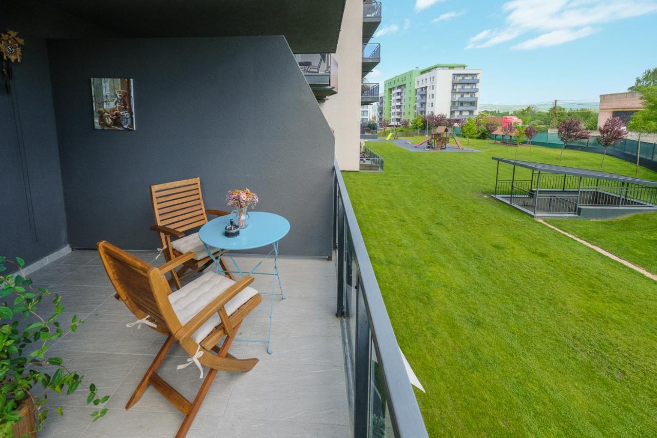 Apartament Grand Park Blue Iulius Mall Kluż-Napoka Zewnętrze zdjęcie